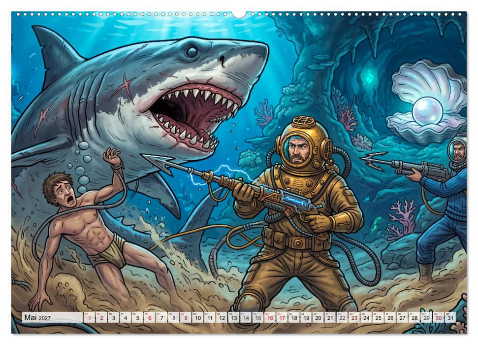 20.000 Meilen unter dem Meer (CALVENDO Premium Wandkalender 2027)