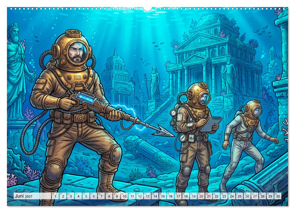 20.000 Meilen unter dem Meer (CALVENDO Premium Wandkalender 2027)