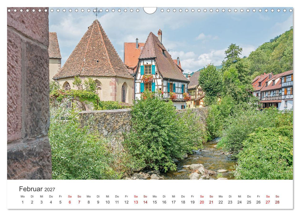 Elsass - von Straßburg bis Colmar, zwischen Rhein und Vogesen (CALVENDO Wandkalender 2027)
