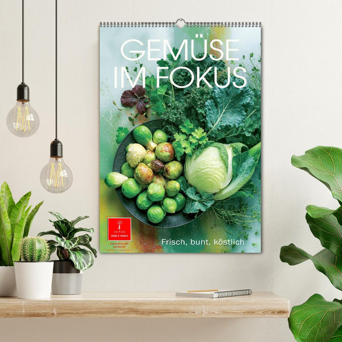 Gemüse im Fokus - frisch, bunt, köstlich (CALVENDO Wandkalender 2027)