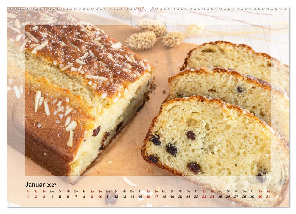 Jeden Monat backen (CALVENDO Premium Wandkalender 2027)