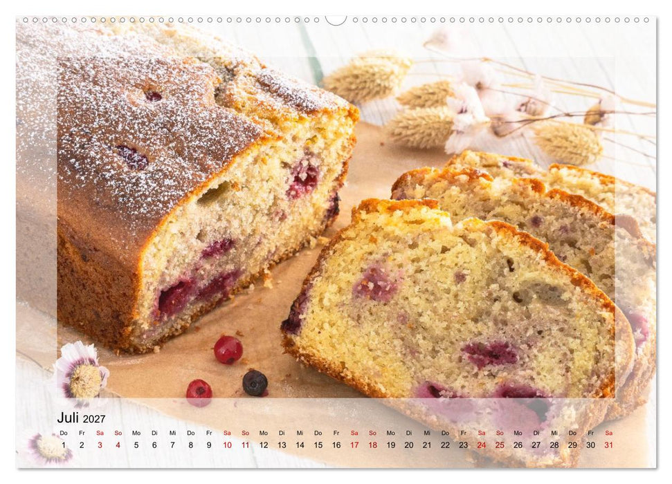 Jeden Monat backen (CALVENDO Premium Wandkalender 2027)