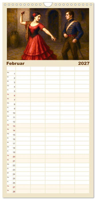 Die berühmtesten Opern der Welt (CALVENDO Familienplaner 2027)