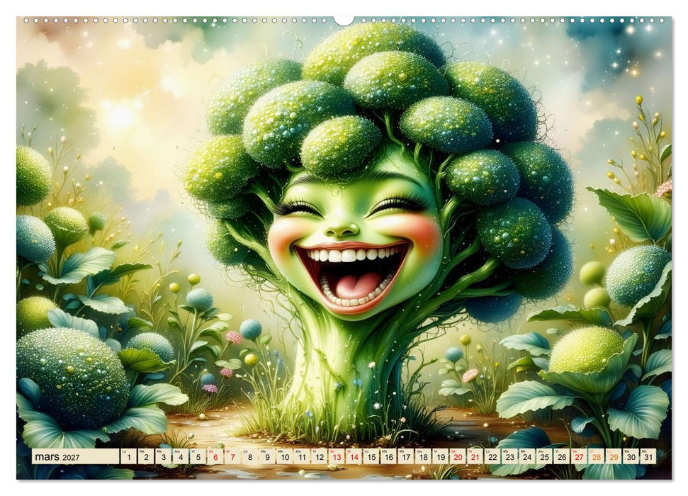 Des vitamines rigolotes (CALVENDO Calendrier mensuel 2027)