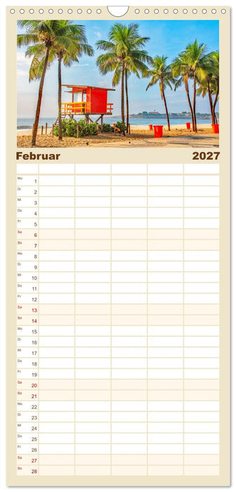 Rio de Janeiro - Küstenmetropole (CALVENDO Familienplaner 2027)