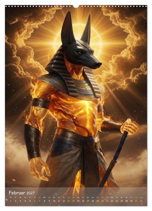 Die Göttlichen Wächter Ägyptens (CALVENDO Premium Wandkalender 2027)