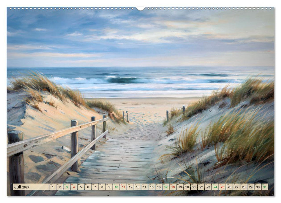Salzluft-Gefühl am Strand (CALVENDO Premium Wandkalender 2027)