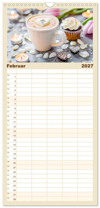 Cappuccino, Latte und mehr - Der große Kaffeekalender (CALVENDO Familienplaner 2027)