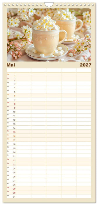 Cappuccino, Latte und mehr - Der große Kaffeekalender (CALVENDO Familienplaner 2027)