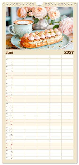 Cappuccino, Latte und mehr - Der große Kaffeekalender (CALVENDO Familienplaner 2027)