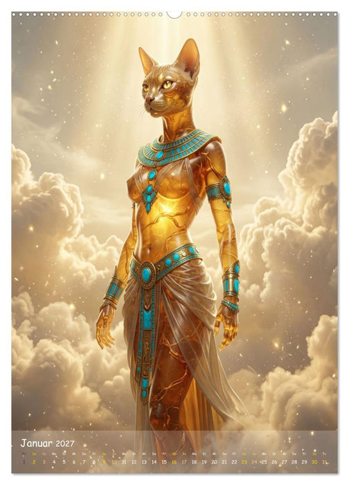 Die Göttlichen Wächter Ägyptens (CALVENDO Wandkalender 2027)