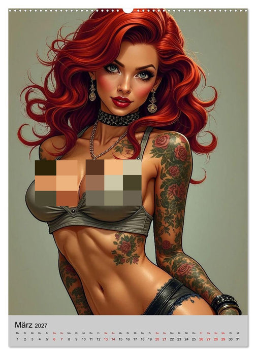 Feminine Ink (CALVENDO Premium Wandkalender 2027)