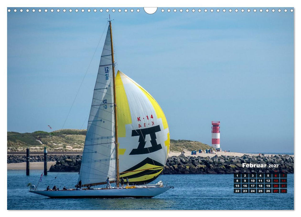 Segelboote - Eleganz in Vollendung (CALVENDO Wandkalender 2027)