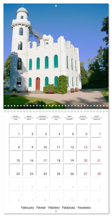 Castles in Eastern Germany (CALVENDO Monthly Calendar 2027)