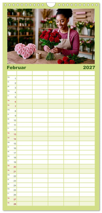 Floristen und ihr Handwerk (CALVENDO Familienplaner 2027)