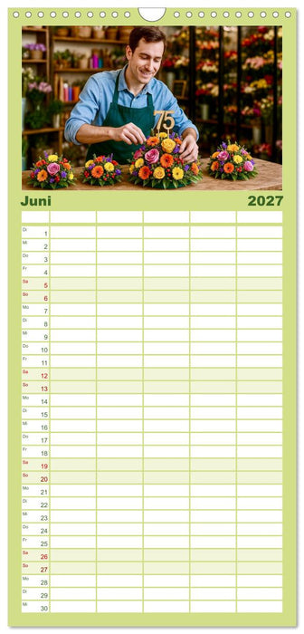 Floristen und ihr Handwerk (CALVENDO Familienplaner 2027)