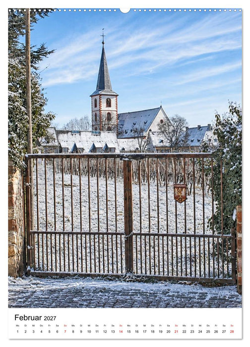 Weinstadt Hochheim am Main (CALVENDO Wandkalender 2027)