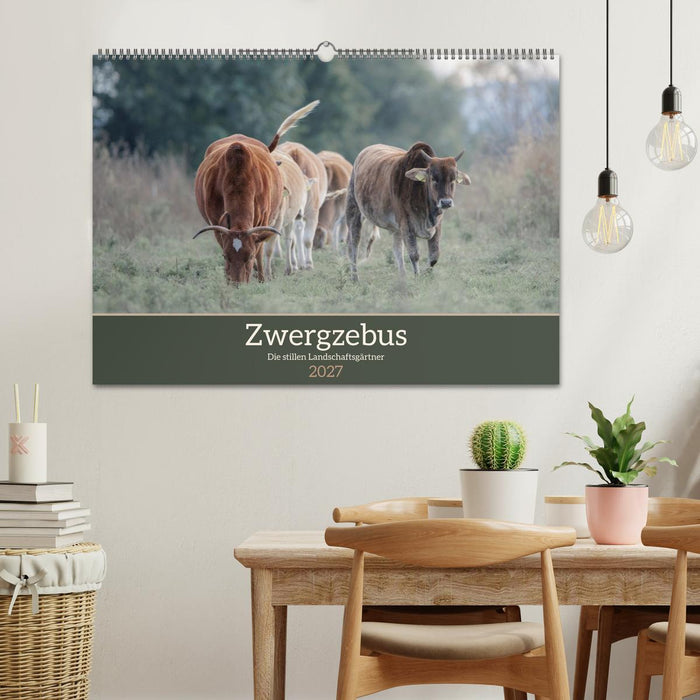 Zwergzebus - Die stillen Landschaftsgärtner (CALVENDO Wandkalender 2027)