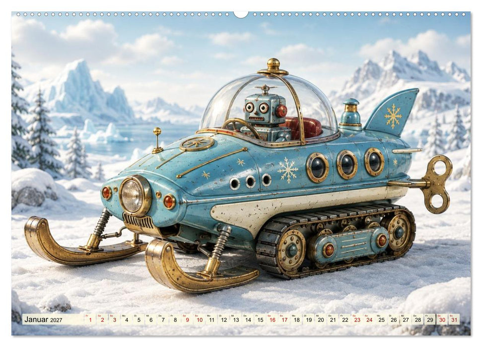 Die kleinen Helden aus Blech (CALVENDO Premium Wandkalender 2027)