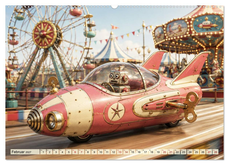 Die kleinen Helden aus Blech (CALVENDO Premium Wandkalender 2027)