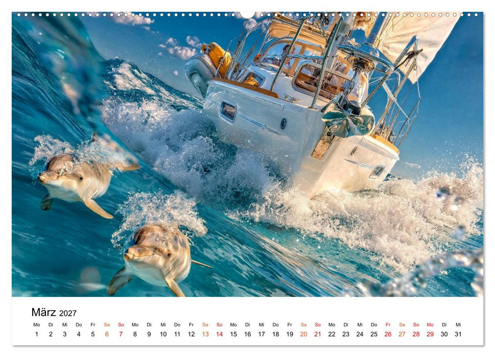 Segeln - Weite, Wind und Wasser (CALVENDO Wandkalender 2027)