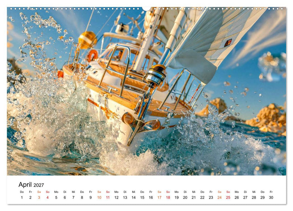 Segeln - Weite, Wind und Wasser (CALVENDO Wandkalender 2027)