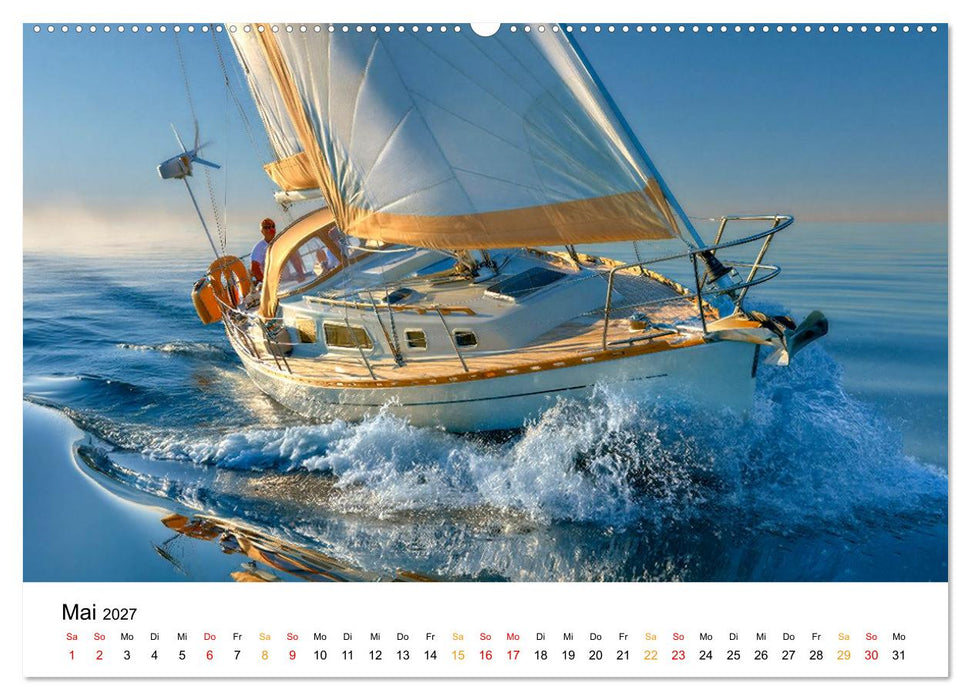 Segeln - Weite, Wind und Wasser (CALVENDO Wandkalender 2027)