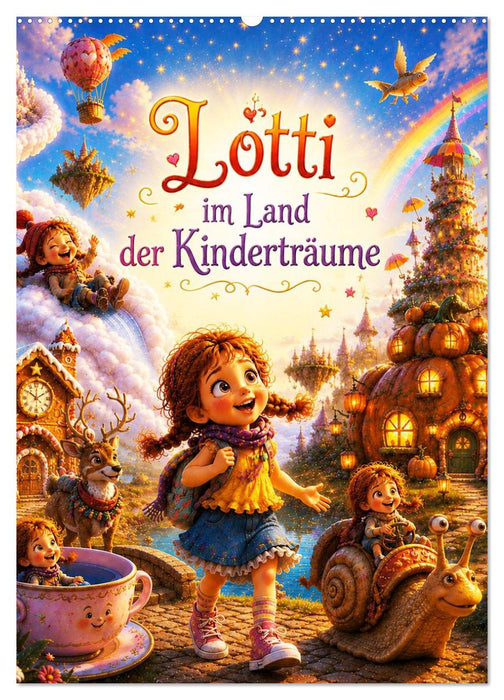 Lotti im Land der Kinderträume (CALVENDO Wandkalender 2027)