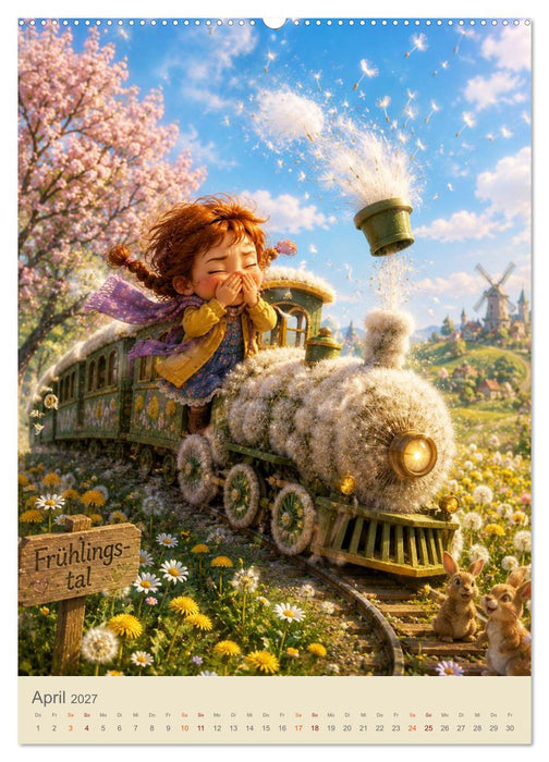 Lotti im Land der Kinderträume (CALVENDO Wandkalender 2027)