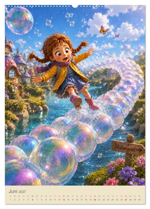 Lotti im Land der Kinderträume (CALVENDO Wandkalender 2027)