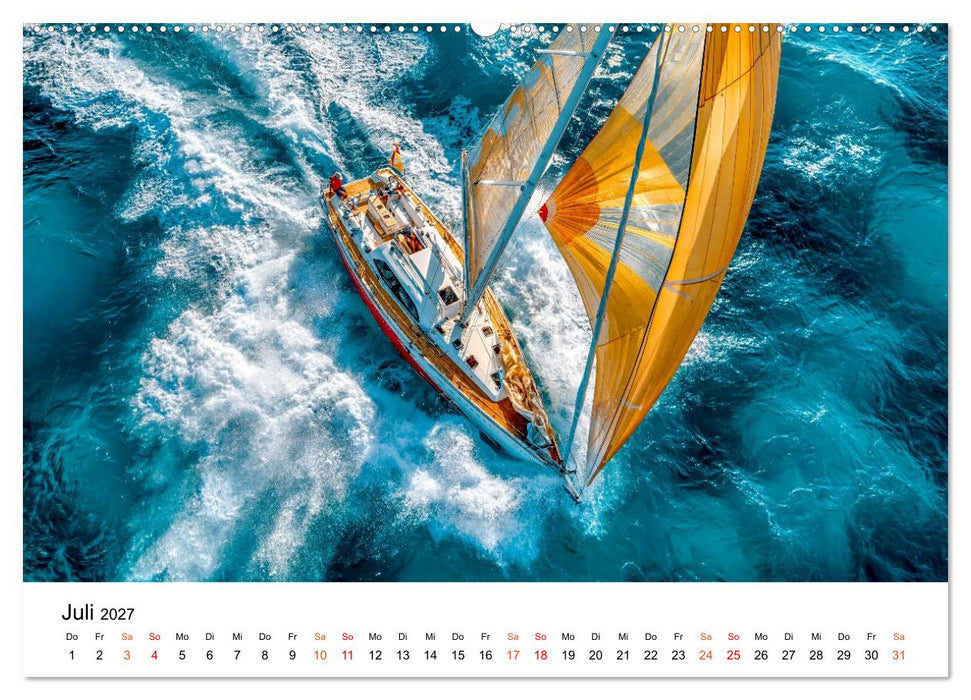 Segeln - Weite, Wind und Wasser (CALVENDO Premium Wandkalender 2027)