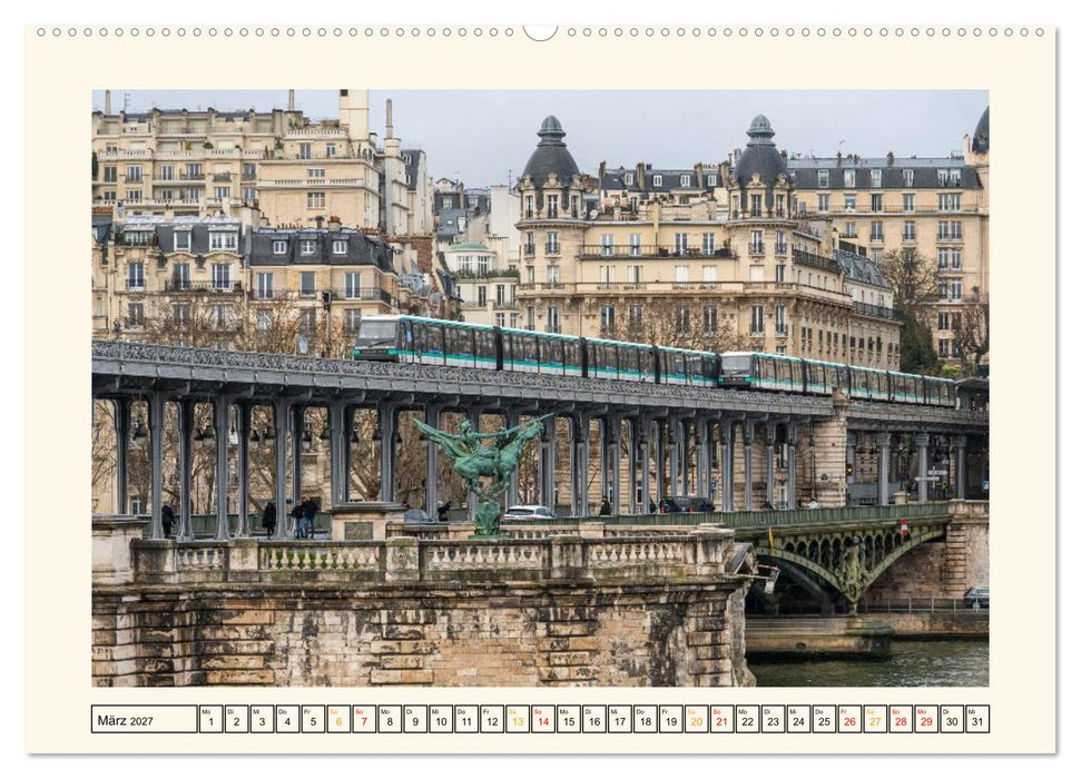 Paris - Momente voller Charme (CALVENDO Wandkalender 2027)