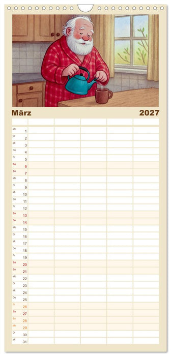 Was macht der Weihnachtsmann? (CALVENDO Familienplaner 2027)