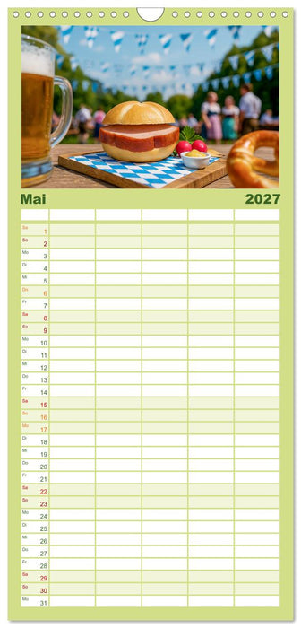 Leberkäse-Kalender - Die Leberkässemmel aus Bayern (CALVENDO Familienplaner 2027)