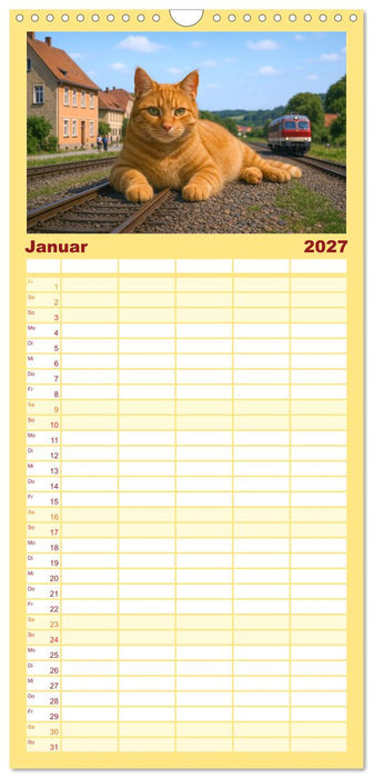 Katzen Weltherrschaft (CALVENDO Familienplaner 2027)