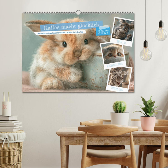 Kaffee macht glücklich (CALVENDO Wandkalender 2027)