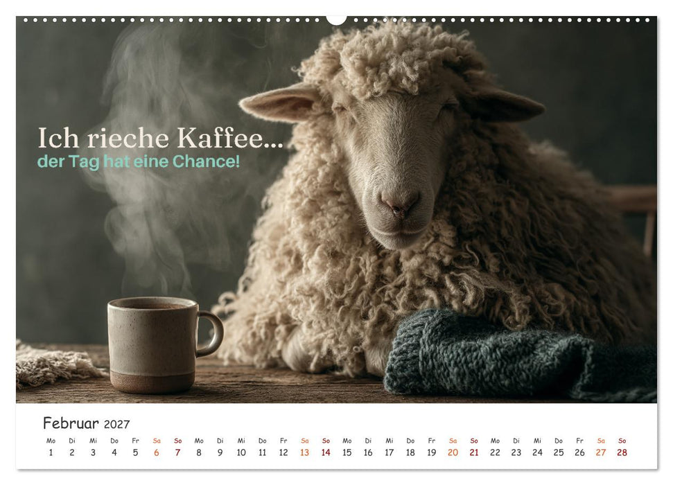 Kaffee macht glücklich (CALVENDO Wandkalender 2027)