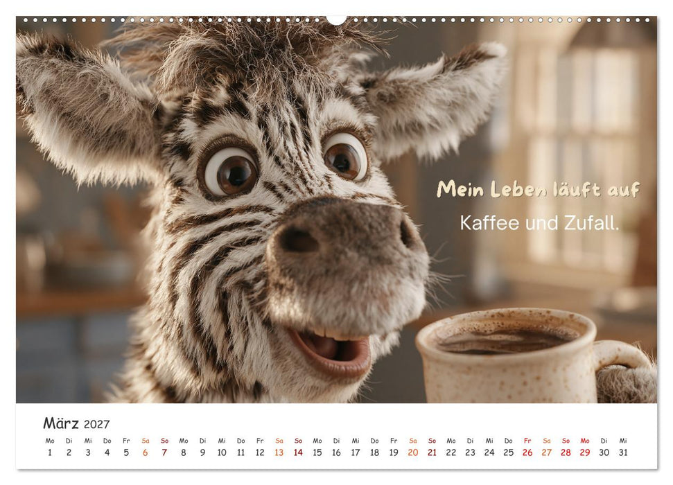 Kaffee macht glücklich (CALVENDO Wandkalender 2027)