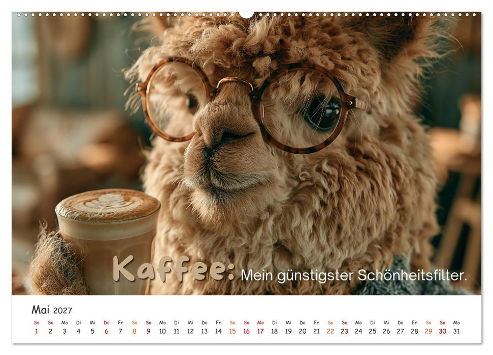 Kaffee macht glücklich (CALVENDO Wandkalender 2027)