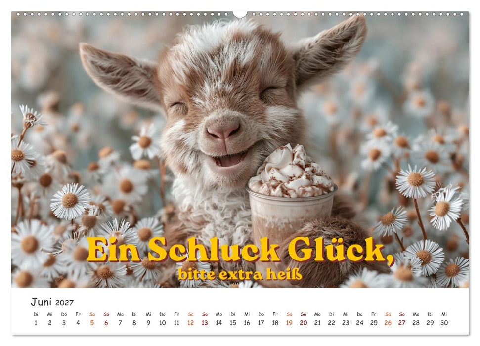 Kaffee macht glücklich (CALVENDO Wandkalender 2027)