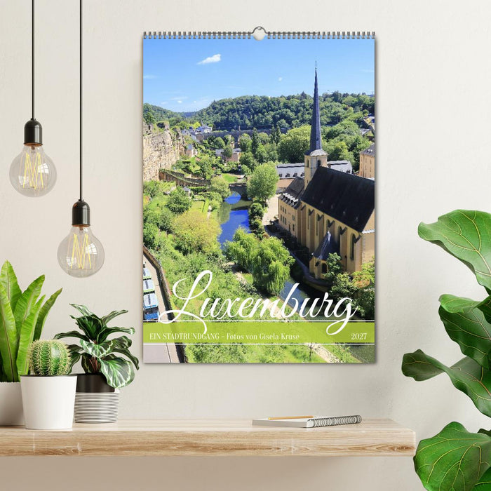 Luxemburg - Ein Stadtrundgang (CALVENDO Wandkalender 2027)