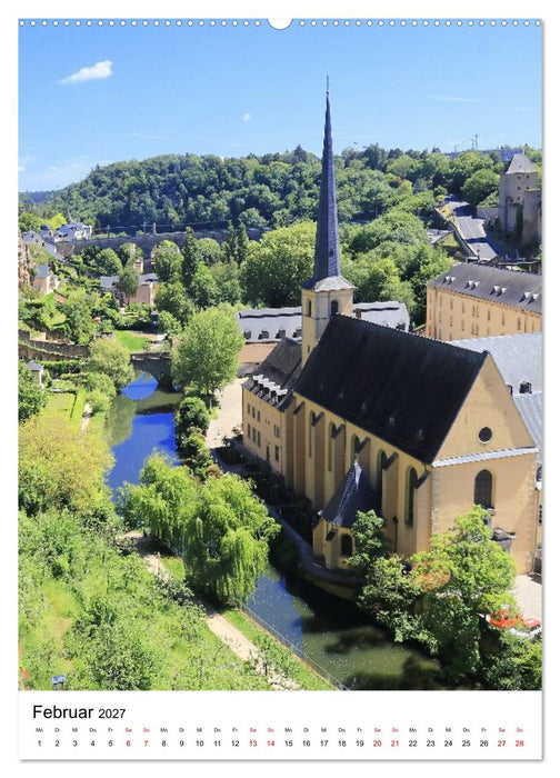Luxemburg - Ein Stadtrundgang (CALVENDO Wandkalender 2027)