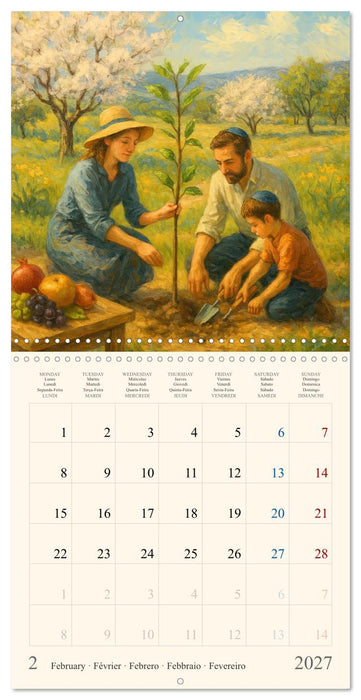 A Year of Jewish Life – Festivals and Traditions (CALVENDO Monthly Calendar 2027)