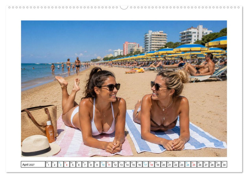 Eine Reise ins Paradies, Traumstrände der Welt (CALVENDO Premium Wandkalender 2027)
