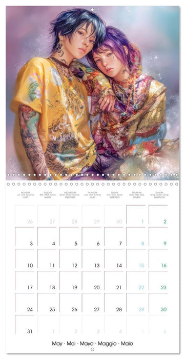 Women with tattoos - Inspired by Asia and the Manga style (CALVENDO Monthly Calendar 2027)