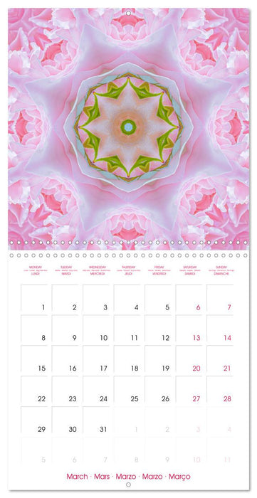 MANDALAS OF ROSES (CALVENDO Monthly Calendar 2027)