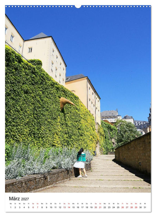 Luxemburg - Ein Stadtrundgang (CALVENDO Premium Wandkalender 2027)