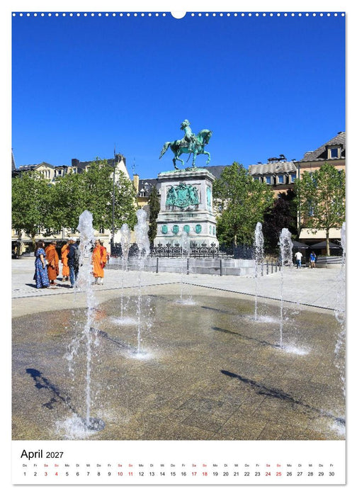 Luxemburg - Ein Stadtrundgang (CALVENDO Premium Wandkalender 2027)