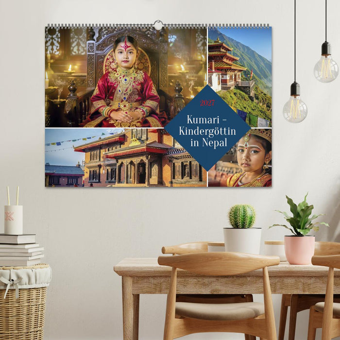 Kumari - Kindergöttin in Nepal (CALVENDO Wandkalender 2027)