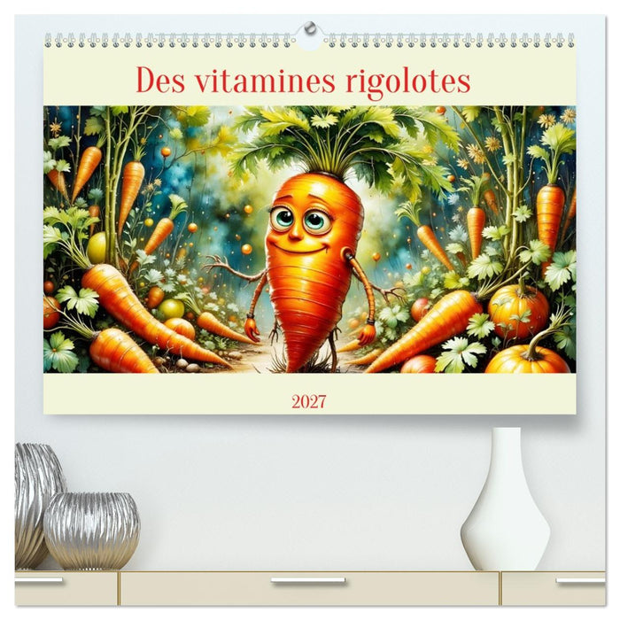 Des vitamines rigolotes (CALVENDO Calendrier supérieur 2027)